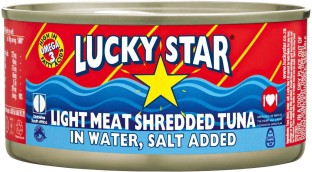 Lucky Star Light Meat Shredded Tuna in Water, Salt Added Sea Foods