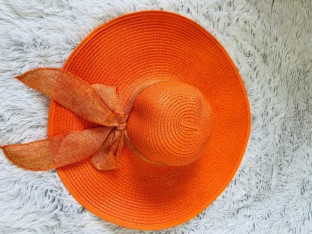 Women’s Round Straw Hat Visor Cap For Women