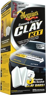 Meguiar's Smooth Surface Clay Kit Liquid  Polish for Exterior