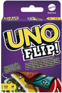 Uno Flip Acrylic Glass Curiosity Building Card Game