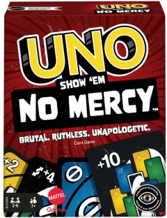 Mattel Uno Show Em No Mercy Paper Social Skills Card Game