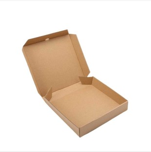 Kraft Pizza Box Self-locking Box Craft Paper Packaging Box