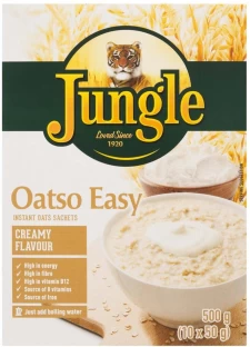 Jungle Instant Creamy Flavour Oats Box