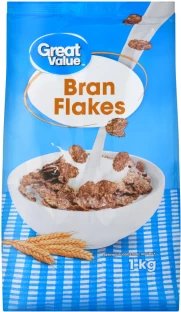 Great Value Bran Flakes Pouch
