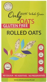 Wholesome Earth Gluten Free Rolled Oats Box