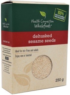 Health Connection Wholefoods Dehusked Sesame Seeds ( Hulled) 250g Box