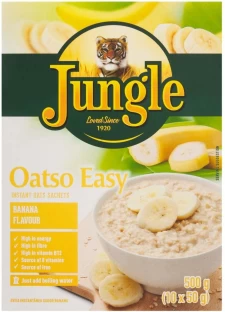 Jungle Instant Banana Flavour Oats Box