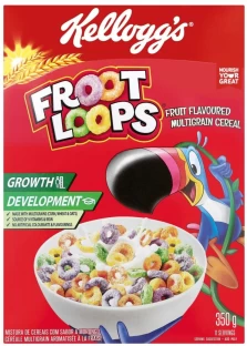 Kellogg's Froot Loops Box