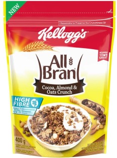 Kellogg's All Bran Cocoa, Almonds & Oats Pouch