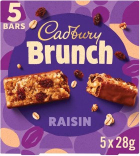 Cadbury Brunch Choc Chip 5 Bars Box