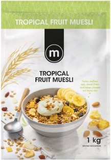 M Tropical Fruit Muesli Pouch