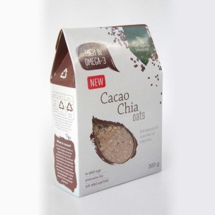 Health Connection Wholefoods Cacao Chia Oats 300g Box