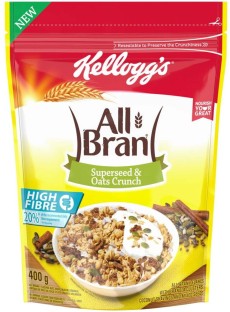 Kellogg's All Bran Superseed & Oats Crunch Pouch