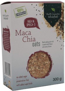Health Connection Wholefoods Maca Chia Oats 300g Box
