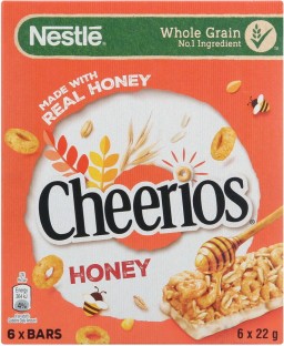 Cheerios Whole Grain with Honey Bars Box