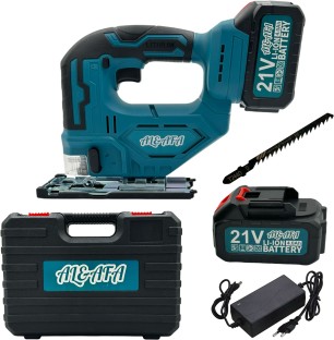 alnafa Al&Afa Cordless Handheld JigSaw/Curve Saw With 2 Battery Pack, Case & Blade Cordless Chainsaw