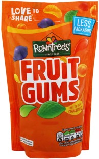 Rowntrees Fruitgums Fruit Flavoured Chewing Gum