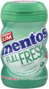 Mentos Sugar Free Spearmint with Green Tea Extract Chewing Gum