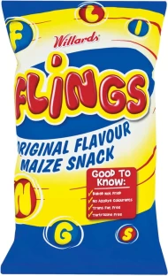 Willards Flings Maize Snack Puffcorn