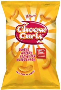 Willards Cheese Curls Cheese Maize Snack