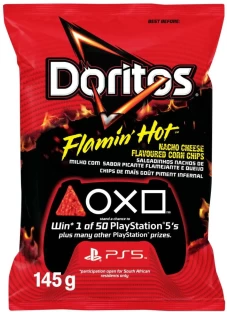 Doritos Flamin Hot Nacho Cheese Flavoured Corn Nachos