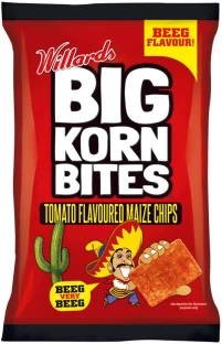Willards Big Corn Bites Tomato Flavoured Maize Nachos