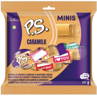 Cadbury Ps cara Milk Chocolate Bars