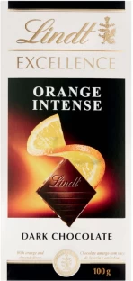 Lindt Excellence Orange Intense Dark Chocolate Dark Chocolate Slabs