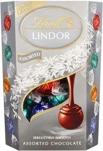 Lindt Cornet Truffles Box Chocolates Silver Limited Edition Milk Chocolate Bites