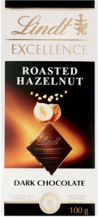 Lindt Excellence Roasted Hazelnut Dark Chocolate Dark Chocolate Slabs