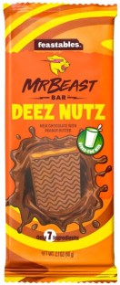 Mr Beast Deez Nut Peanut Butter Milk Chocolate Slabs