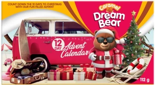 BEYERS Bear Advent Calendar Caramel Dark Chocolate Truffles