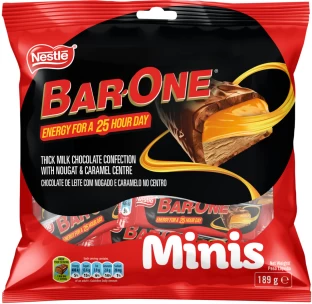 Nestle Bar One Minis Milk Chocolate Bites