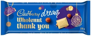 Cadbury Dream Wholenut Thank You White Chocolate Bars