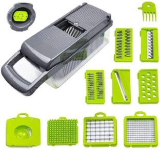 GENERIC VEG SLICER Vegetable Plastic Stainless Steel Grater & Slicer