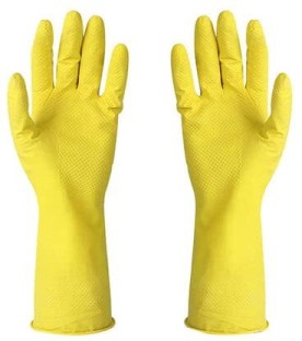 OSGT Multipurpose Rubber Reusable Cleaning Gloves Dry Plastic Cleaning Cloth