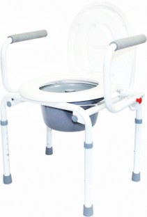 Winfar WIN38DROPARMCOMMCHINA Commode Chair