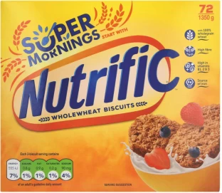 Nutrific Whole Wheat High Fiber Biscuit
