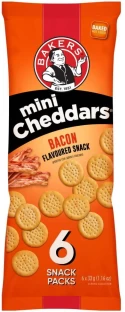 Bakers Mini Cheddars Bacon Flavoured Cheeselets