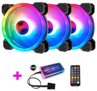 DW CoolMoon RGB Cooling Fan Kit - 3 Fans Cooler