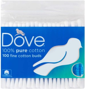 Dove Fine Earbuds Cotton Buds Cotton Ball Pad Bud For Men & Women