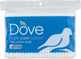Dove Fine Earbuds Cotton Buds Cotton Ball Pad Bud For Men & Women