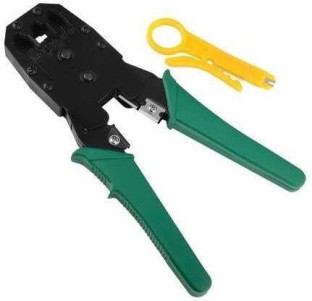 DW 3 in 1 Crimping Tool for RJ45 RJ12 RJ11 UTP Cat5E/Cat6 LAN Cutter Manual Crimper