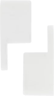 Rufflette White Rod Rail Bracket (10 cm x 5 cm)