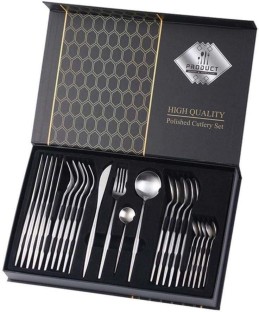 HappyDeals Box set Stainless Steel Cutlery Set