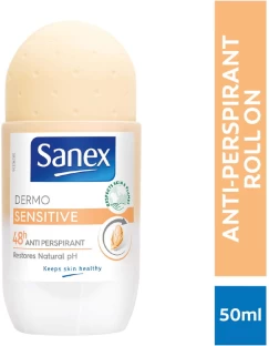 Sanex ANTIPERSPIRANT Dermo Sensitive Deodorant Roll-on  -  For Women
