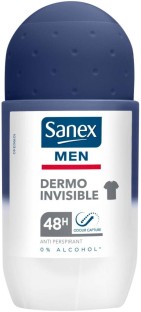 Sanex ANTIPERSPIRANT Dermo Invisible Deodorant Roll-on  -  For Men