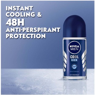 Nivea Cool Kick Deodorant Roll-on  -  For Men