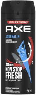 Axe Deodorant Adrenalin Deodorant Spray  -  For Men