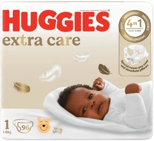 Huggies Extra Care Tape Diapers - S
